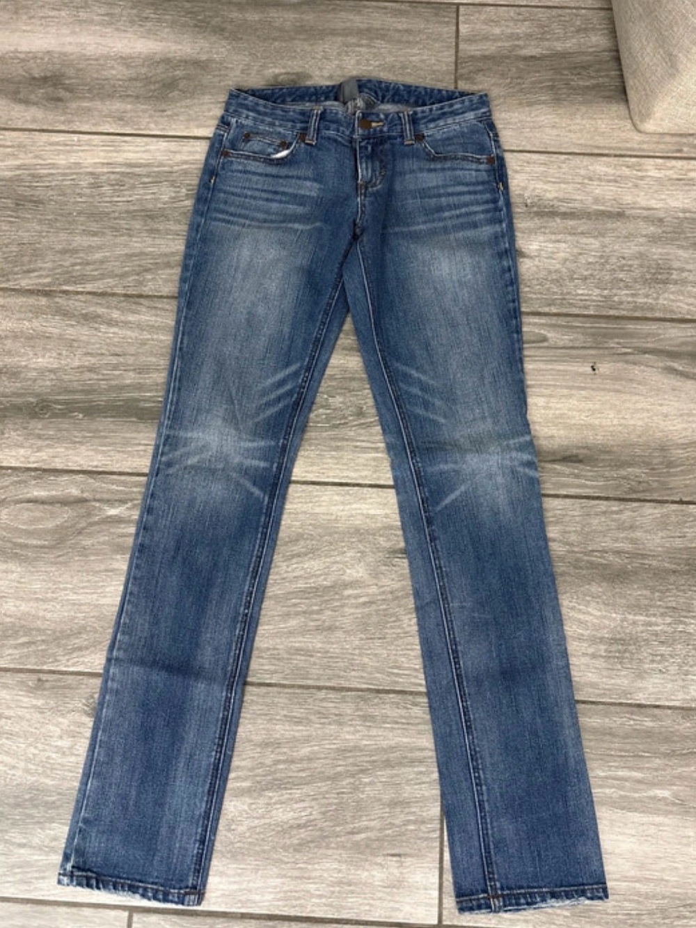 Armani Exchange Women's Blue Straight Leg Jeans